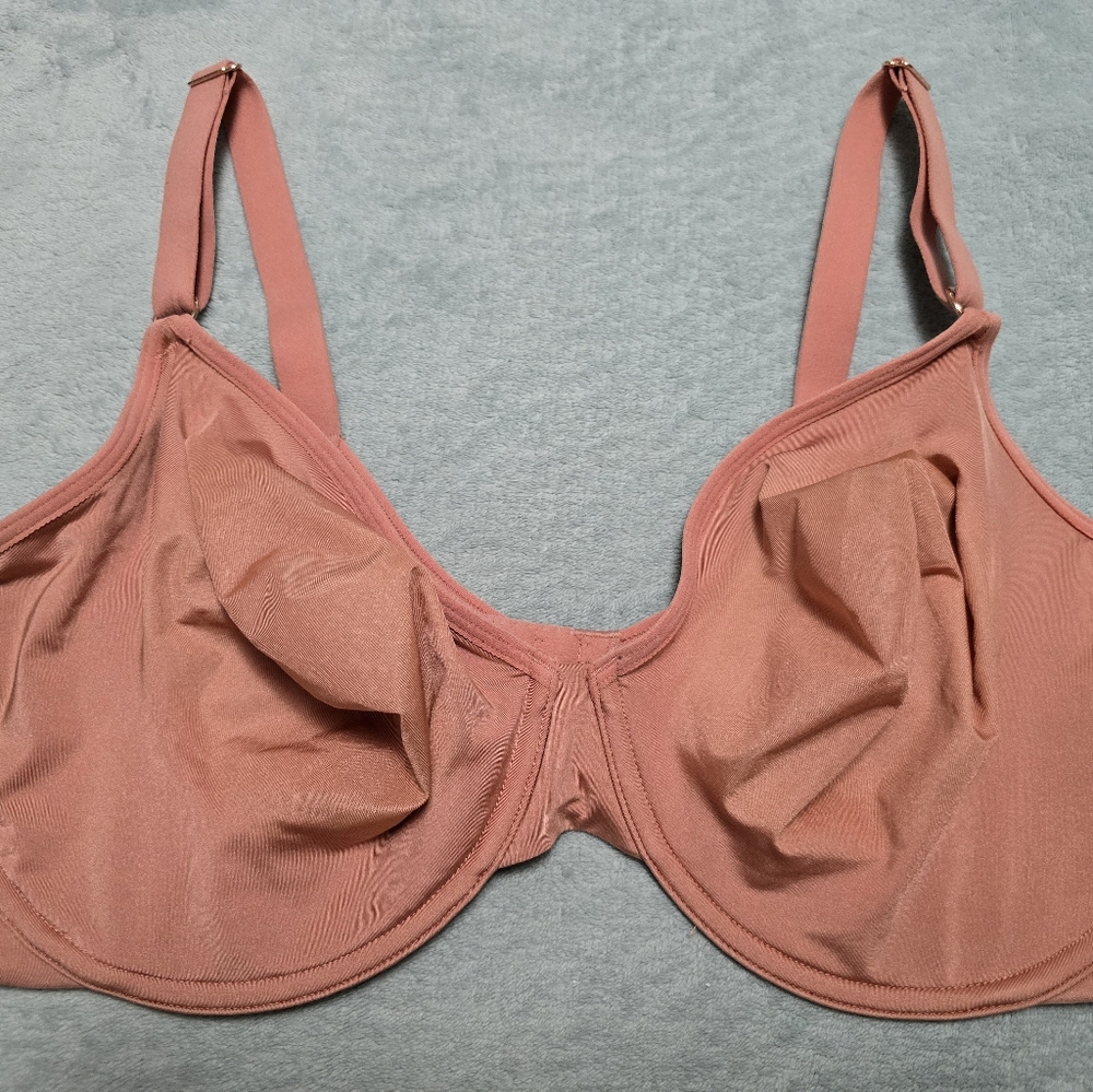 Silky Smooth Demi Unlined Underwire Bra, Color Tuscany Clay